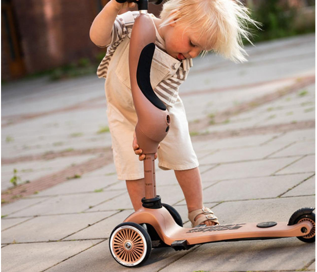 Scoot & Ride Highwaykick 1 Push and Go 2w1 Jeździk i hulajnoga Mocha - 1356966 - zdjęcie 13